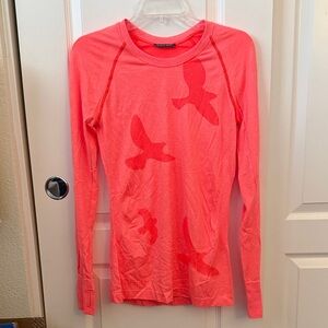 Oiselle Flyte long sleeve - M - orange